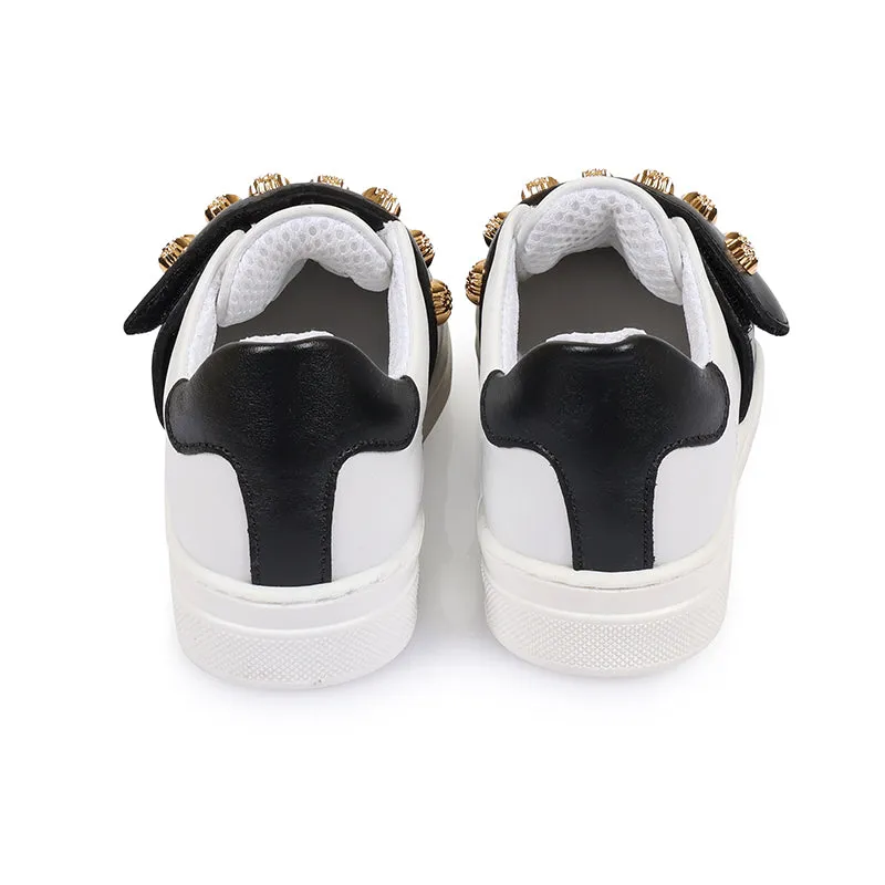 White Velcro Sneaker