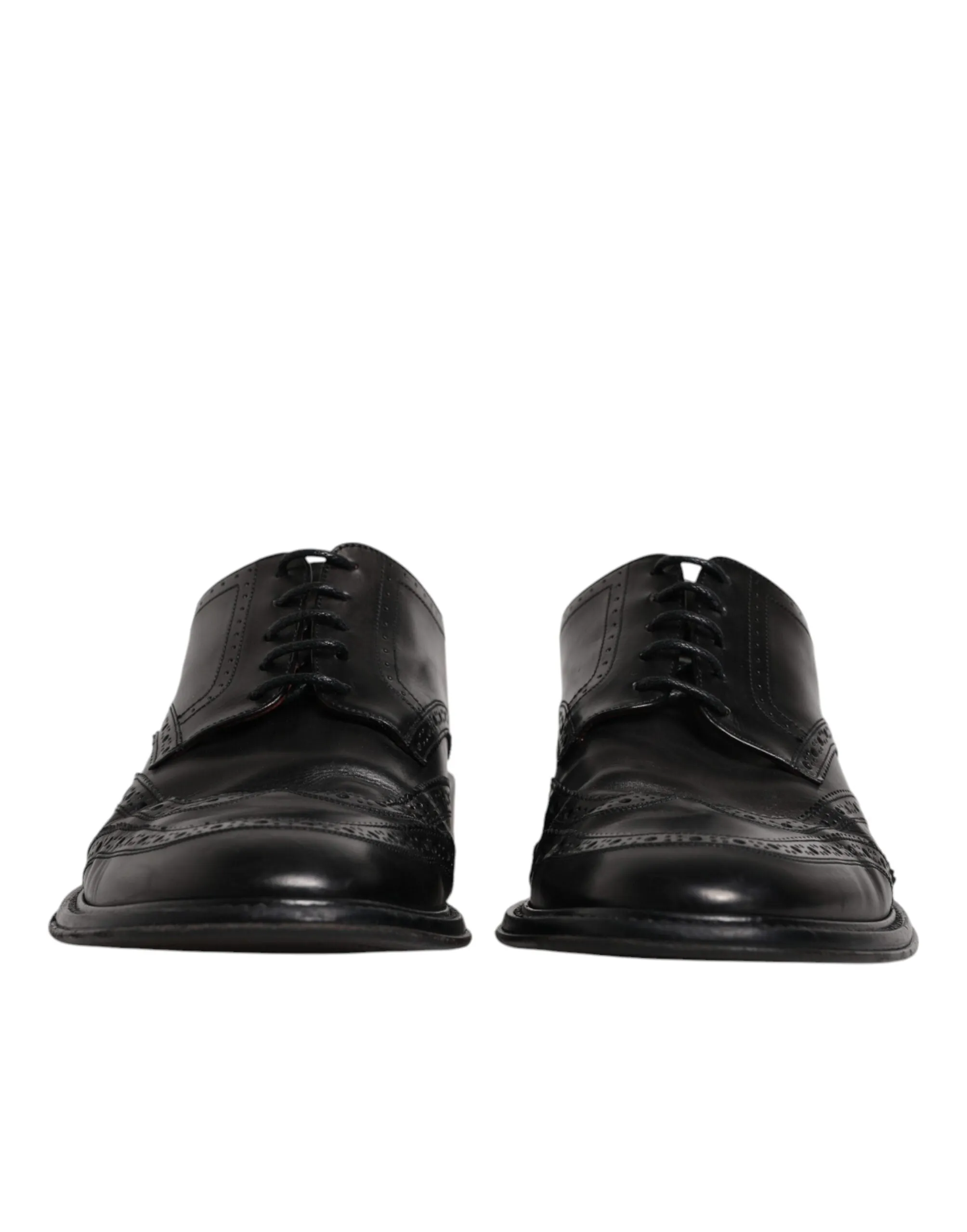 Wingtip Artistic Formal & Holiday markdown Gabbana Dolce Leather Shoes Black Derby