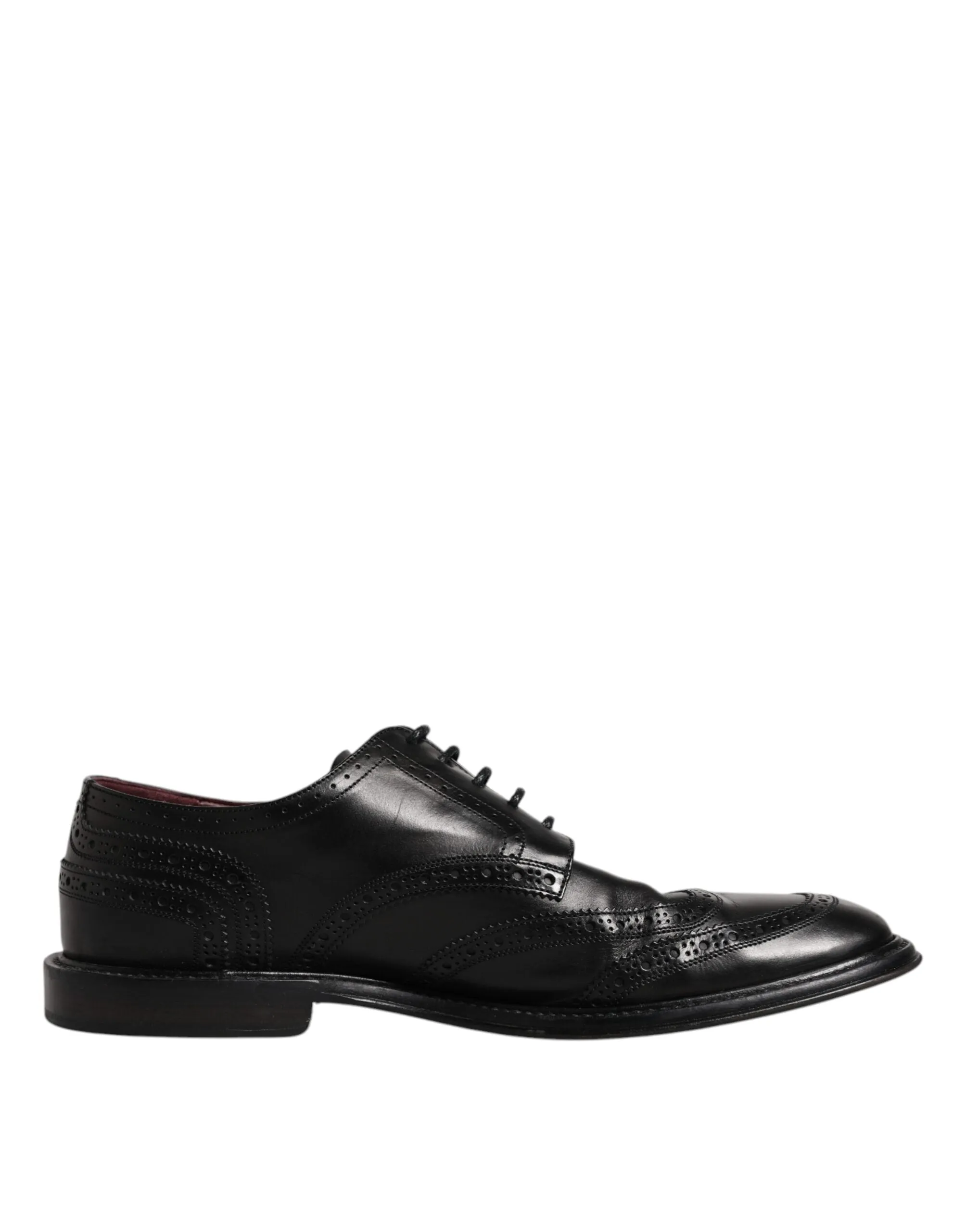 Wingtip Artistic Formal & Holiday markdown Gabbana Dolce Leather Shoes Black Derby