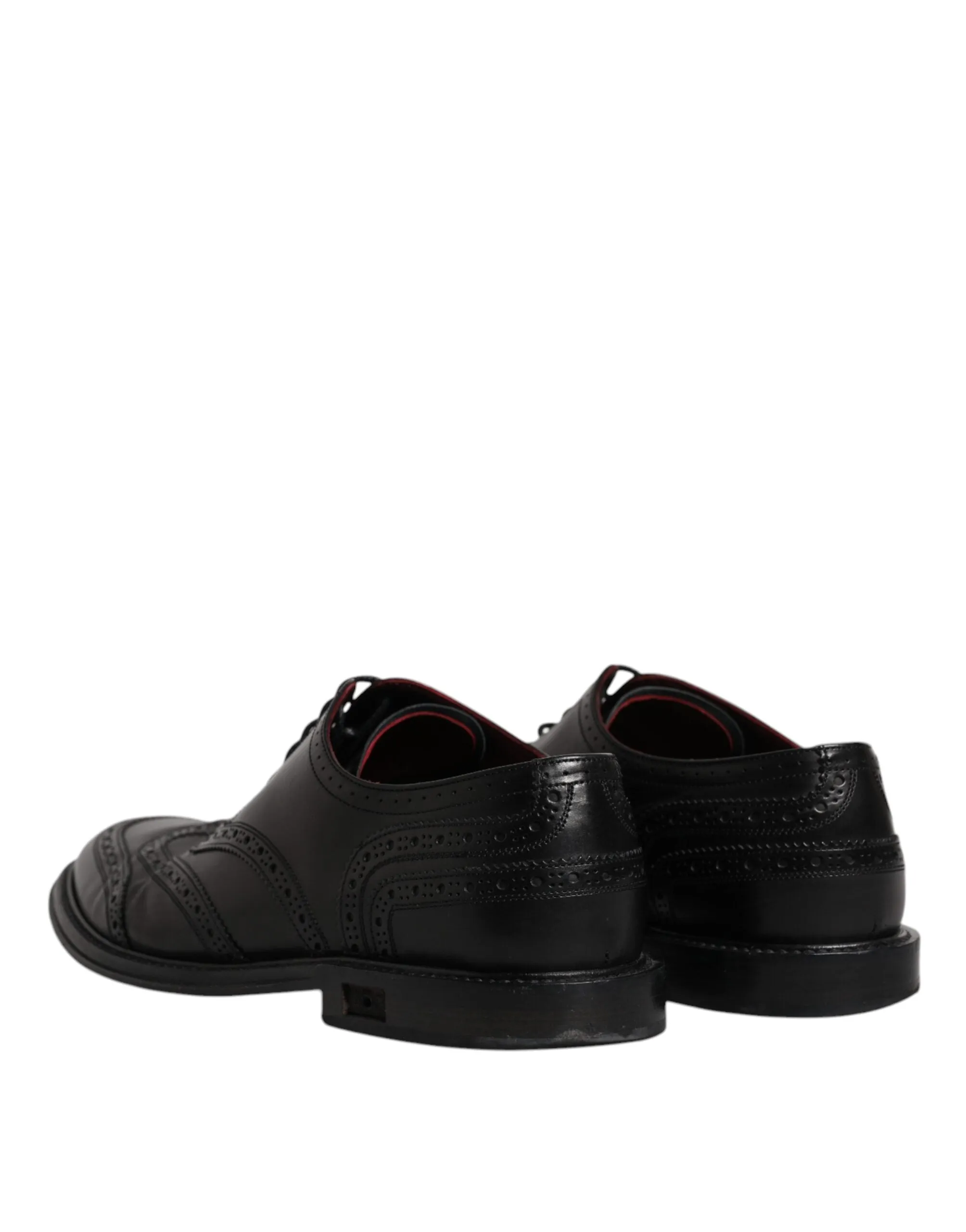 Wingtip Artistic Formal & Holiday markdown Gabbana Dolce Leather Shoes Black Derby