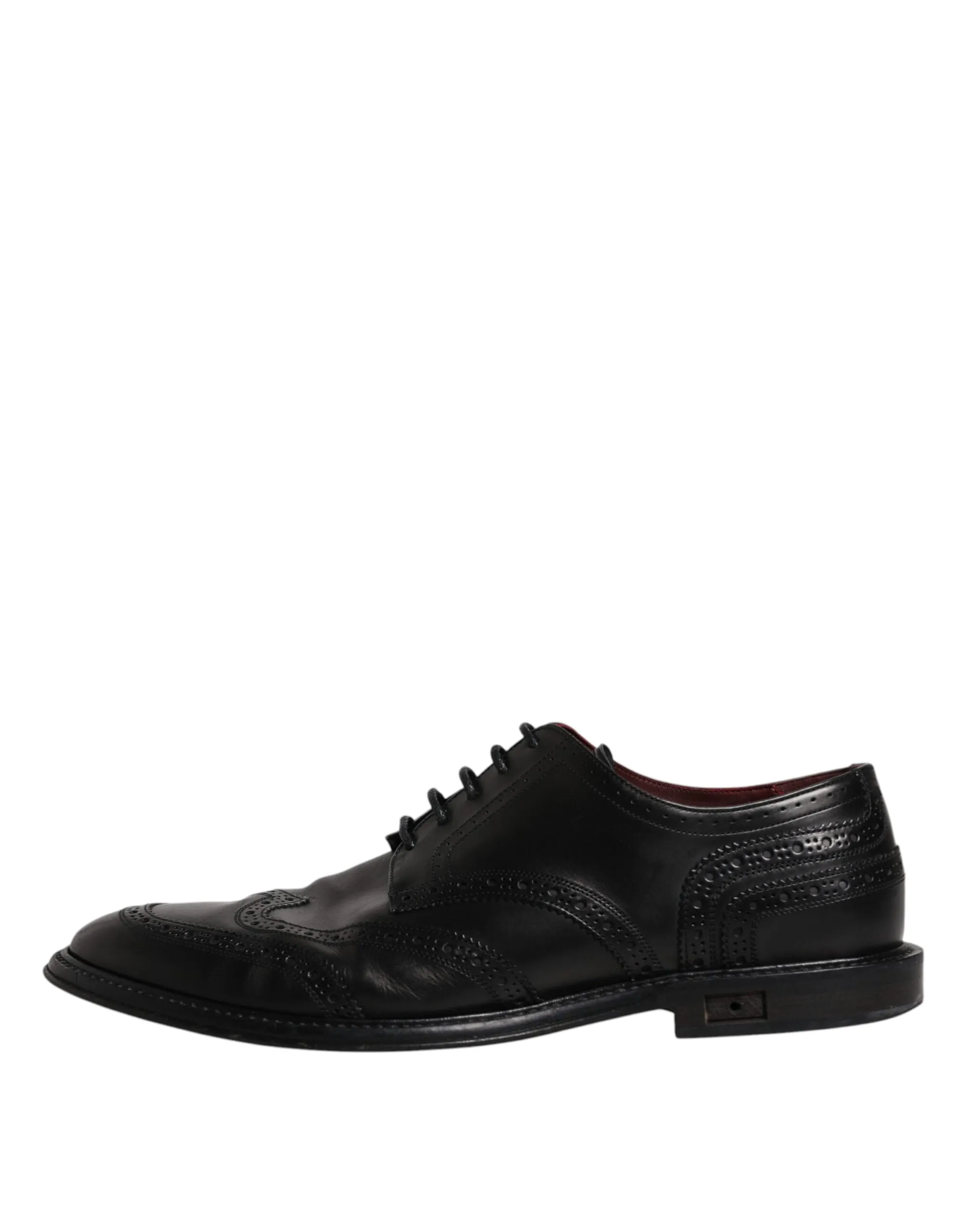 Wingtip Artistic Formal & Holiday markdown Gabbana Dolce Leather Shoes Black Derby