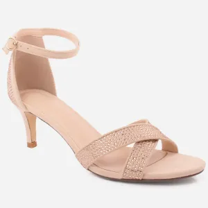 Women "Bette" Buckle Fastening Cross Over Straps Sandals