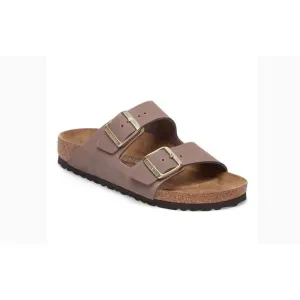 Womens Birkenstock Arizona Nubuck Narrow in Faded Purple