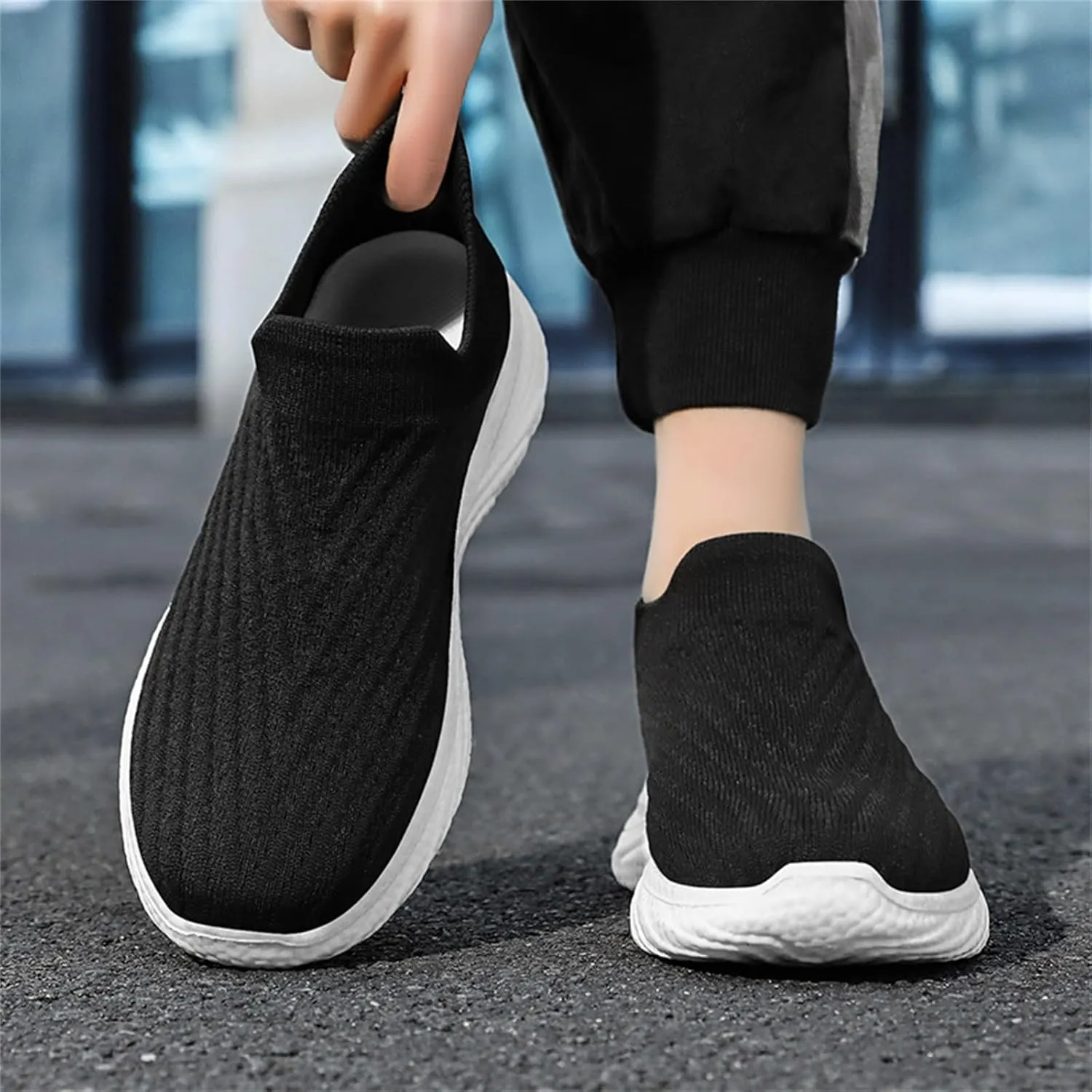 Women's Lace Up Walking Shoes Breathable Lightweight Sport Casual Ladies Girls Fashion Platform Sneakers