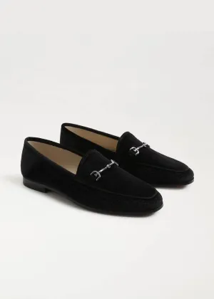 Women's Loraine Loafer In Black Velvet