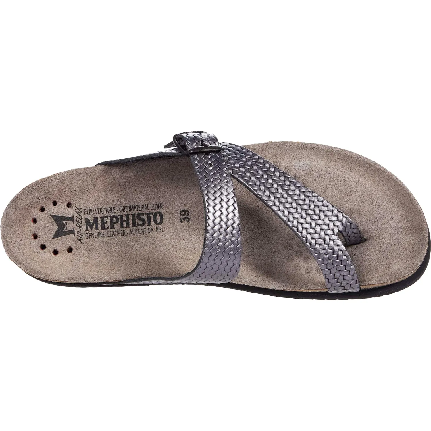 Women's Mephisto Helen Twist Grey Leather