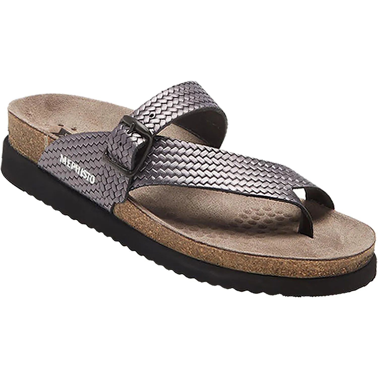 Women's Mephisto Helen Twist Grey Leather