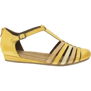 Women's Rockport Cobb Hill Galway Strappy Toe Amber Multi Leather