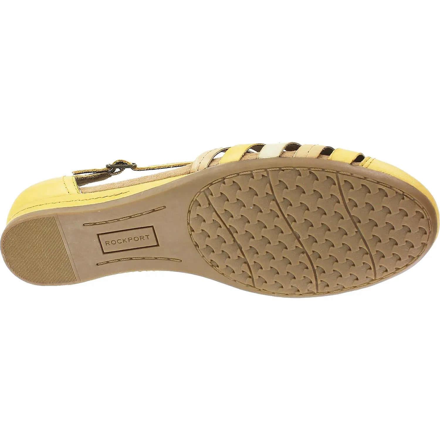 Women's Rockport Cobb Hill Galway Strappy Toe Amber Multi Leather