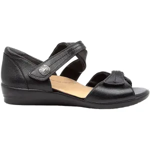 Women's Ziera Doxie Black Stingray Leather